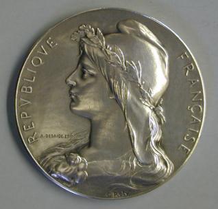 Medalla conmemoratia de la inauguración del Hospicio Verdier