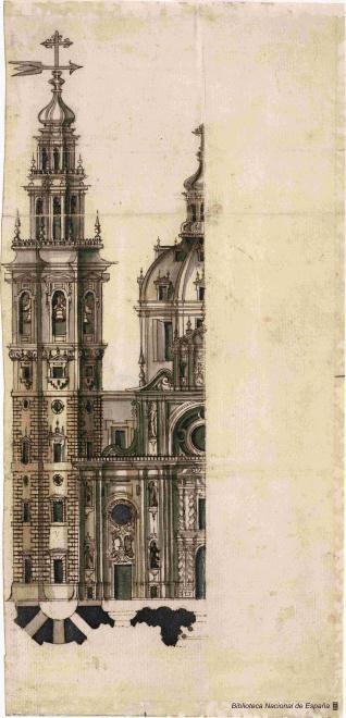Proyecto para la fachada de la Catedral de Cádiz
