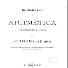 Elementos de aritmética y breves nociones de álgebra