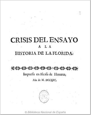Crisis del ensayo a la historia de la Florida