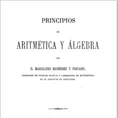 Principios de aritmética y álgebra