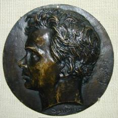 Medallón con el retrato de Friedrich Wilhelm Joseph von Schelling