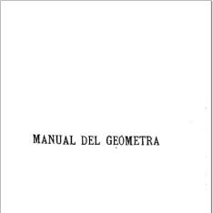 Manual del geómetra