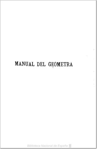 Manual del geómetra