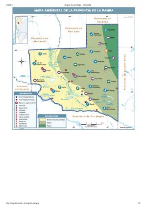 Mapa ambiental de La Pampa. Mapoteca de Educ.ar