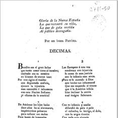 Gloria de la Nueva España la que restauró su vida, la que de gala vestida al público desengaña