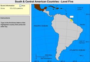 Countries of South and Central America. Expert. Sheppard Software