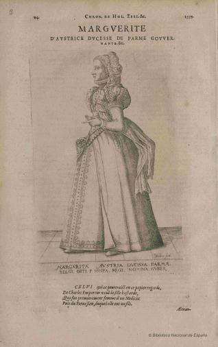 Retrato de Margarita de Austria, Duquesa de Parma