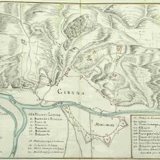 Mapa de Girona