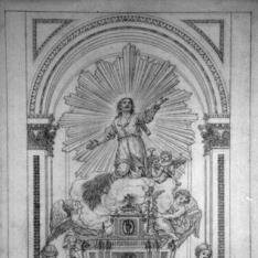 San Isidro en su altar