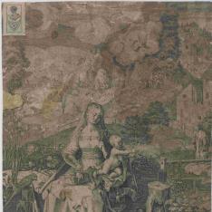 La Virgen con el Niño en un paisaje