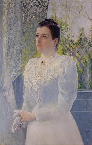 Retrato de Amada Esturo, viuda de Serafín Martínez de las Rivas