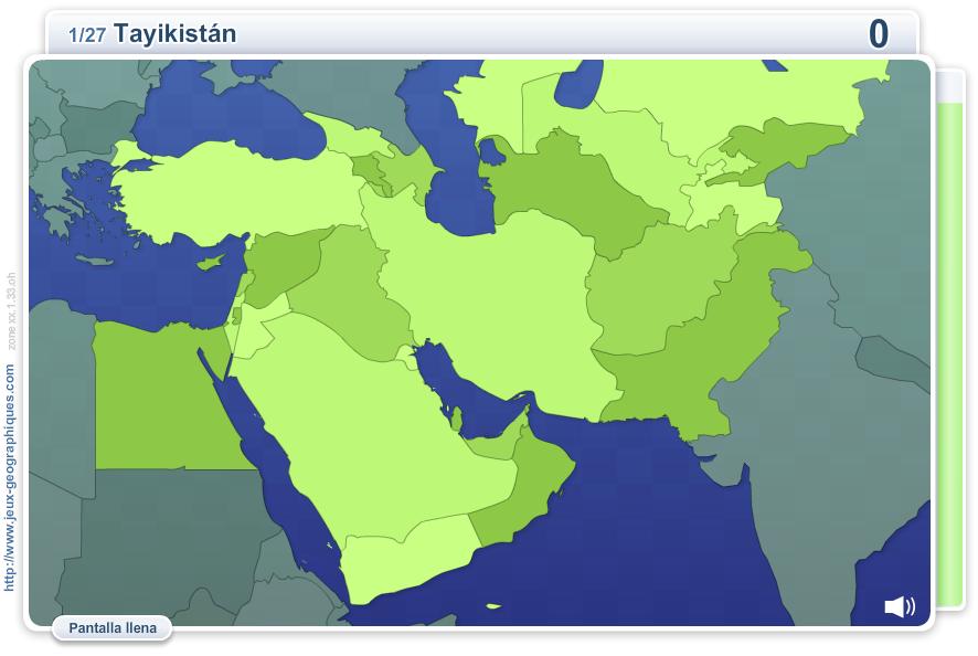 Geo Quizz Oriente Medio. Juegos Geográficos