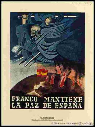 Franco mantiene la paz de España