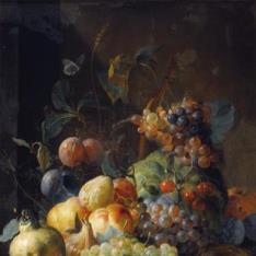 Bodegón con frutas