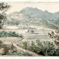 Vista general de Roncesvalles, Navarra