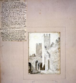 Vista del castillo de Montalbán, Toledo