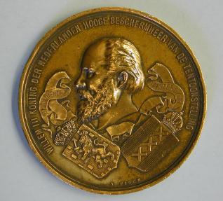 Medalla de la Exposición Internacional Colonial, Amsterdam, 1833