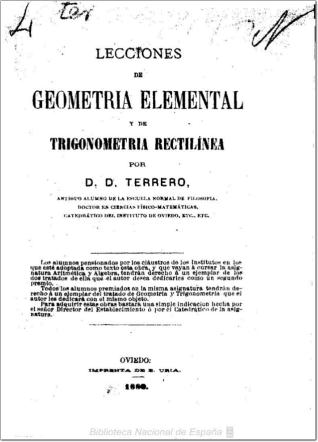 Lecciones de geometría elemental y de trigonometría rectilínea
