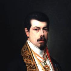 Retrato de José Félix Allende Salazar y Mazarredo, comandante de infantería, de paisano