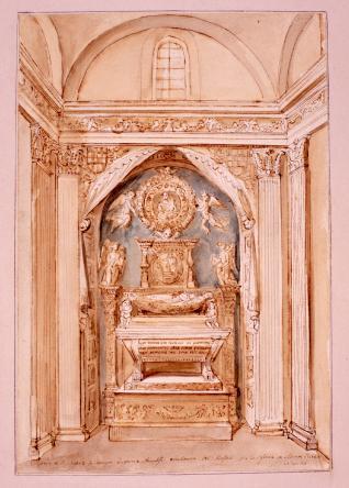 Sepulcro de María de Aragón en Nápoles