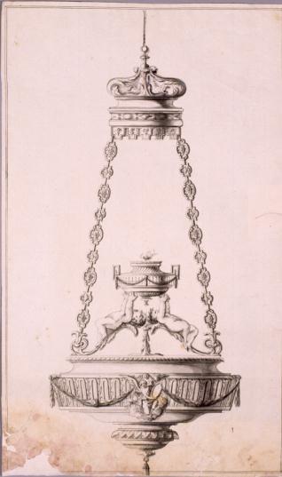Diseño para lámpara de iglesia
