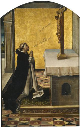 San Pedro Mártir en oración