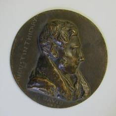 Medallón con el retrato de Augustin Thierry