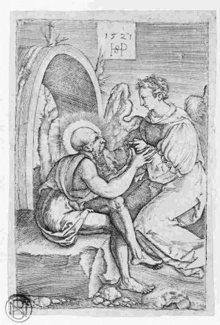 San Jerónimo y el ángel
