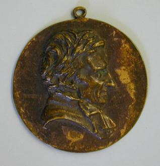 Medallón con el retrato de Hughes Felicité Robert de Lamnnais