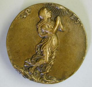 Medalla con el retrato del milanés Giovanni de Andrea Lampugnani