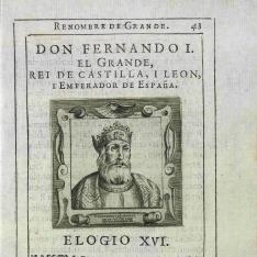 Retrato de Fernando I, Rey de Castilla y Leó