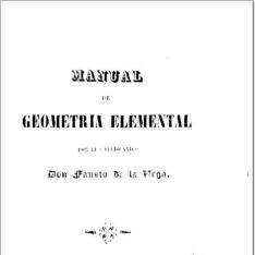 Manual de geometría elemental
