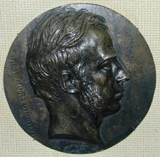 Medallón con el retrato de Francisco Epoz y Mina