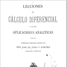 Lecciones de cálculo diferencial y de sus aplicaciones analíticas