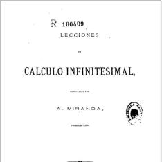 Lecciones de cálculo infinitesimal