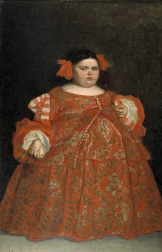 "Eugenia Martínez Vallejo, ""la Monstrua"", vestida"