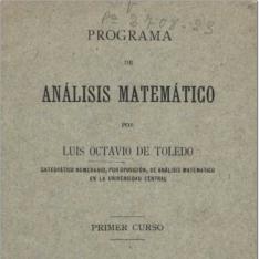 Programa de análisis matemático
