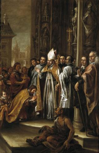 San Ambrosio absolviendo al emperador Teodosio