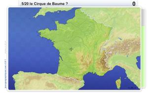 Géographie physique de France. Jeux géographiques