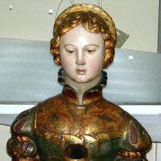 Busto relicario de Santa Dorotea