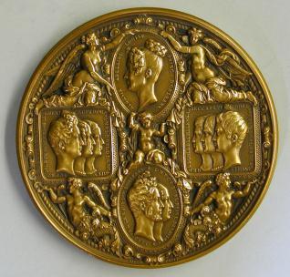 Medalla conmemorativa de la visita de Luis Felipe, María Amelia y sus hijos a la Casa de la Moneda en París