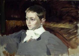 Estudio para el retrato del hijo del Sr. Granzow - Retrato del niño Casimiro Granzow