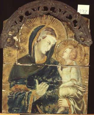 Copia de Virgen con el Niño de Pietro Lorenzetti