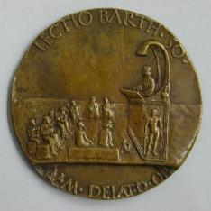 Medalla de Bartolomeo Socinus, jurisconsulto sienés