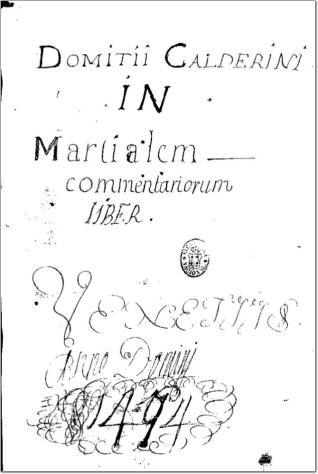 Commentarii in M. Valerium Martialem Defensio ad Corelium