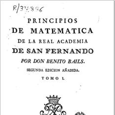 Principios de matematica de la Real Academia de San Fernando
