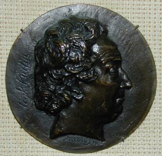 Medallón con el retrato de Pierre Augustin Hulin