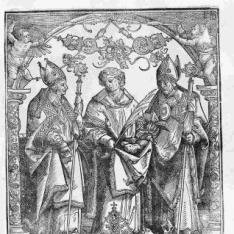 Santos Valentín, Esteban y Maximiliano