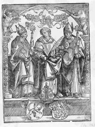 Santos Valentín, Esteban y Maximiliano